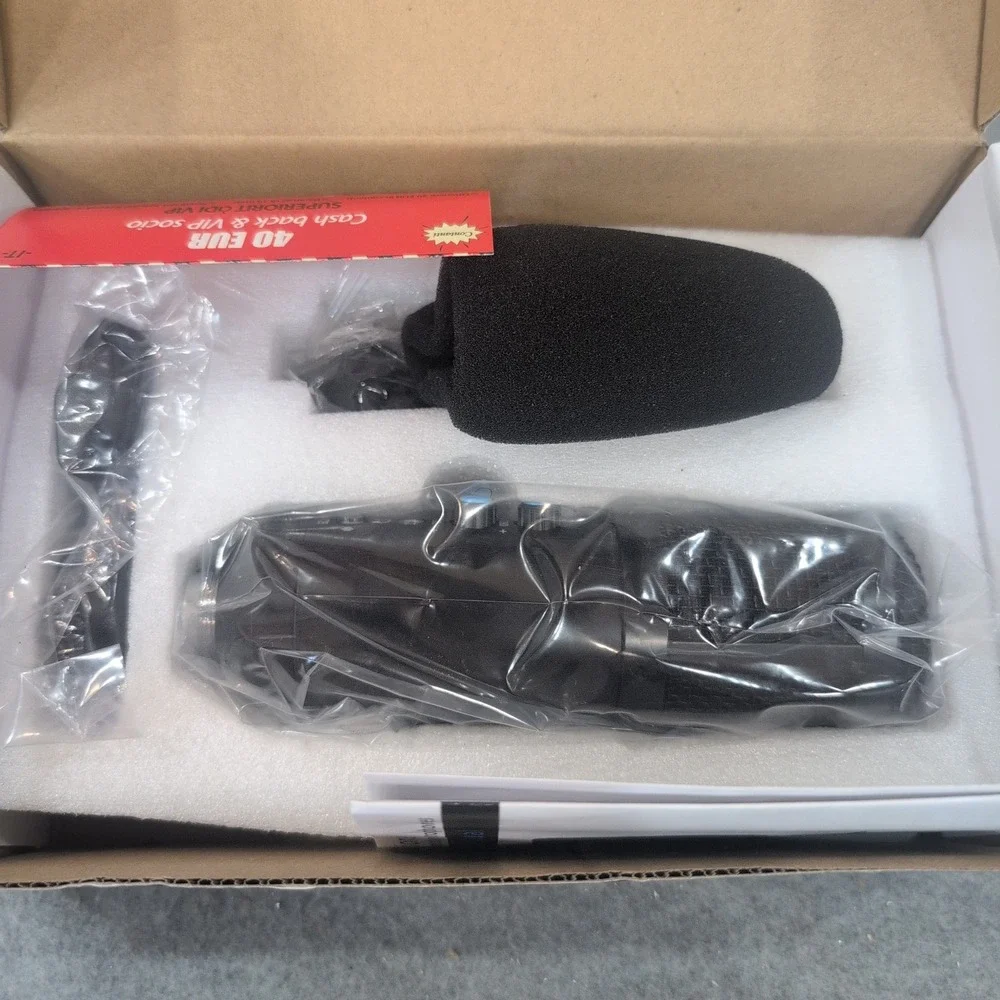 Innoo Tech BM858 Professional USB Condenser Microphone A1 Black for PC Mac